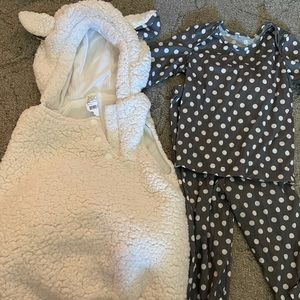 Toddler Sheep Bubble Costume